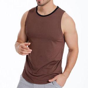 Débardeur oversize pour homme, style streetwear, avec emmanchures profondes, blanc, sans manches, mode urbaine, style hip hop, gilet d'été - Product Image 1
