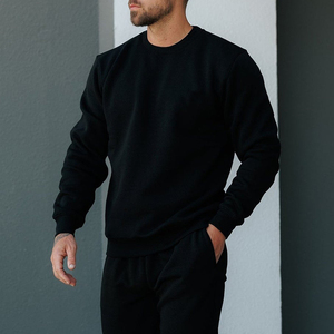 Sweat-shirt à col rond pour homme en polyester et coton, personnalisé avec logo, décontracté, à manches longues, pour le sport et le golf - Product Image 3