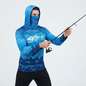 Factory Custom Wholesale <b>Men's</b> Fishing <b>Shirts</b> High Quality UPF50+ <b>Men's</b> Fishing <b>Shirts</b> For <b>Men</b> - Product Image 5