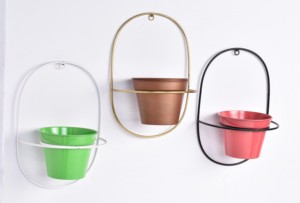Pot de jardin moderne en métal écologique de style nordique, 4 pouces, pour extérieur, intérieur, pot suspendu - Product Image 4