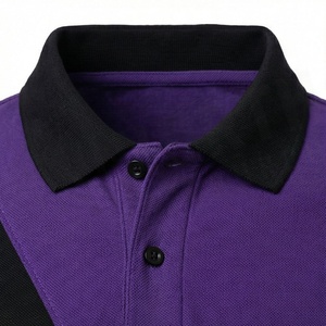 เสื้อโปโลผู้ชายคอตตอนพลัสไซส์ OEM ออกแบบเองได้ แฟชั่นใหม่ สไตล์ไฮสตรีท ระบายอากาศได้ดี สีสันปรับแต่งได้ - Product Image 4