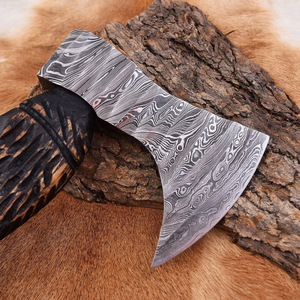 Wholesale Multi-purpose Use Different Color Rose Wood <b>Handle</b> High Carbon Steel Tomahawks Double Blade Industrial Grade <b>Axes</b> - Product Image 3