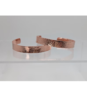 Handmade Metal Textured Wide Cuff Bracelet Antique Copper Finish Fashionable <b>Retro</b> Style Wrist Accessory - Product Image 6