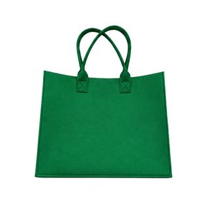 Sac fourre-tout en feutre vert pour femme, sac à main tendance, sac de shopping réutilisable, sac à bandoulière décontracté, sac de transport élégant, accessoire cadeau, usage quotidien - Product Image 5