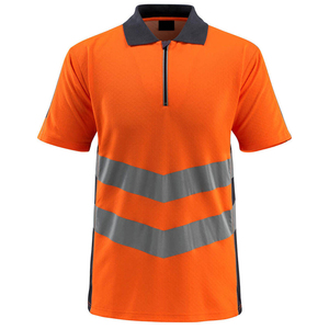 Polo de travail haute visibilité réfléchissant pour hommes, vêtements de travail, polos de construction, polos de protection et de sécurité 2025 - Product Image 2