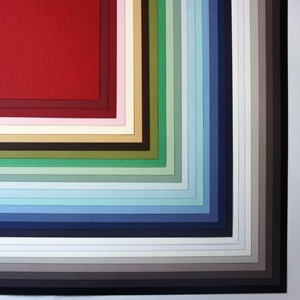 Papier cartonné en lin noir et blanc 250gsm papier lourd pour scrapbooking décoratif projet d'artisanat de bricolage fabrication de cartes et cartons découpés à l'emporte-pièce - Product Image 2