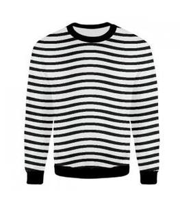 Sudadera de Cuello Redondo Azul Sólido para Hombre, Corte Regular, Tejido de Punto, Estilo Casual, Manga Larga - Product Image 5