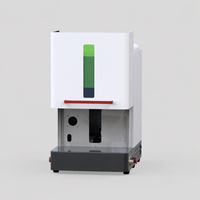 Máquina de Grabado Láser de Fibra de 50W, Tipo Cerrado, Serie SCF, para Marcado Profundo en Acero Inoxidable, Aluminio y Piezas Metálicas