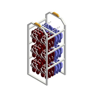 3-Layer Classic Ladder & Floating Shelf Slippers Display Hanger <b>Stand</b> for <b>Desktop</b> Indoor Use - Product Image 5