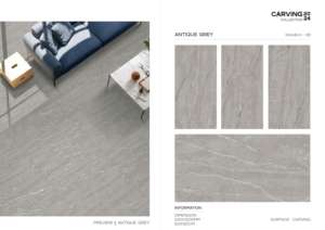 Carreaux de porcelaine sculptés de luxe 600x1200 grand format, surface texturée premium, pour murs et sols, design moderne intérieur et extérieur - Product Image 5