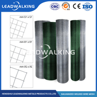 Grillage soudé en fil de fer galvanisé à chaud Qunli, 24-12 BWG, maille carrée 1''x1'', trou carré 1''x1/2'', rouleau personnalisable pour cages à oiseaux