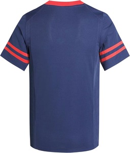 เสื้อฟุตบอลอเมริกันฤดูร้อนแบบสั่งทำพิเศษ ผ้าโพลีเอสเตอร์ 100% ระบายเหงื่อได้ดี แขนสั้น พิมพ์ลายดิจิทัล 3 มิติ สำหรับผู้ใหญ่ ชุดทีม - Product Image 3
