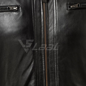 Custom Design <b>Leather</b> Winter <b>Jacket</b> Solid Color <b>Men</b> <b>Leather</b> <b>Jacket</b> Streetwear <b>Men</b> <b>Leather</b> <b>Jacket</b> - Product Image 6