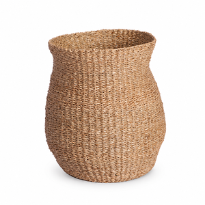 Cestas de Hierba Marina Hechas a Mano de Color Natural, Organización de Almacenamiento de Cocina con Hierba Marina para el Hogar, Decoración Navideña, Uso en Exteriores, Estilo Sencillo - Product Image 1