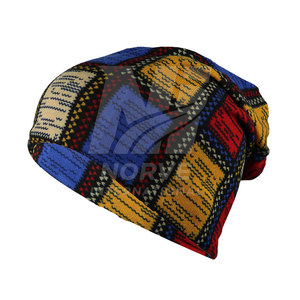 Men <b>Beanie</b> Hats Heavy Knit Comfortable For Long Wear Soft <b>Fleece</b> Lined Jacquard Style <b>Beanie</b> Hats - Product Image 3