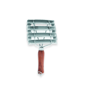 Brosse de toilettage pour chevaux, peigne de massage pour l'élimination des poils, outil de soin du pelage équin, brosse à curry pour animaux de compagnie, nettoyage et massage - Product Image 2