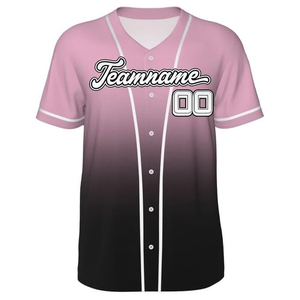 High Quality Silk Screen Printing Unisex Baseball Jerseys Custom Blank Wholesale Baseball Uniform Shirts 100% Organic Cotton - Product Image 2