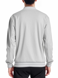 Chaqueta Varsity Clásica Estilo Letterman, Ropa Casual para Uso Diario, Prenda Exterior Cómoda de Inspiración Atlética para un Estilo Diario - Product Image 2