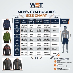 Sweat-shirts à capuche bleu marine unisexe pour la gym, la performance et l'entraînement sportif - Product Image 6