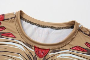 Vente en gros de maillots de compression à manches courtes pour hommes, personnalisés, pour la natation et l'entraînement, sublimation, vêtements de sport OEM, vente en gros OEM - Product Image 2