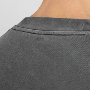 Sudadera con capucha de doble capa con cremallera para hombre, estilo camuflaje desgastado con lavado ácido, de moda, de gran gramaje, 2 piezas, poliéster/algodón, ajuste holgado - Product Image 3