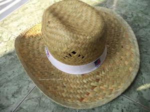 Sombrero de Paja Rafia con Logotipo Personalizado, Cinta Tejida para Uso Casual, Playa, Viajes y Promociones - Product Image 4