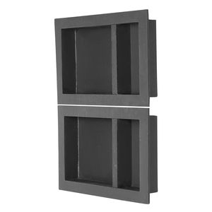 Mensola da Doccia Moderna Spessa 4 Pollici 16x24 Pollici, Ripiano Mobile per Bagno, Porta Sapone e Shampoo, 2 Pezzi, Incasso a Parete - Product Image 4