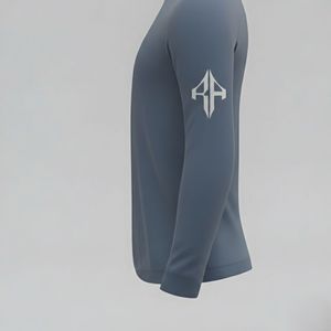 Camiseta de Manga Larga para Hombre 2026 de Alta Calidad, Cuello Redondo, 100% Algodón, Estilo Oversize, Casual, Personalizable, RIVIAN ATLANTIC - Product Image 6