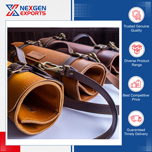 Nexgen Exports Eco-Friendly Premium Quality Handmade PU Leather Knife Set <b>Bag</b> <b>Roll</b> for Bulk Buyers at Market Price Kitchen Use - Product Image 4
