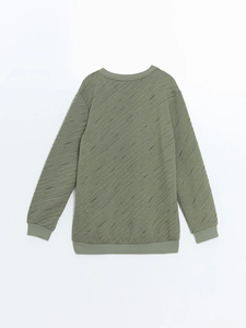 Sudadera de Cuello Redondo Tejida a Medida, Estilo Casual, Precio Bajo de Fábrica, Sudaderas al por Mayor - Product Image 4