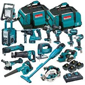 Ready to Ship Original <b>MAKITAS</b> 30 Power Tool Kit 4-<b>18V</b>-<b>5AH</b> Lithium <b>Battery</b> 30 Tool Set - Product Image 1