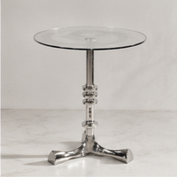 Table basse ronde moderne avec plateau en marbre et structure en métal, meuble de salon, table d'appoint décorative