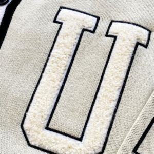 Custom Sorority Fraternity Varsity <b>Cardigan</b> <b>Sweater</b> Vintage College University Sports Team Knitwear Chenille Patch Embroidery - Product Image 5
