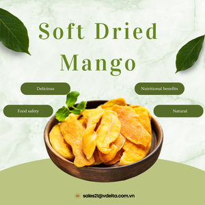 Mango suave seco-Aperitivo saludable de frutas tropicales con dulzura natural de Vietnam/Sra. Lima - Product Image 1