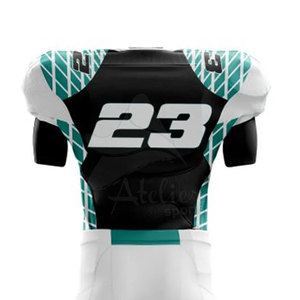 Maillot de football américain personnalisé pour l'entraînement, coupe lineman, manches courtes - Product Image 5
