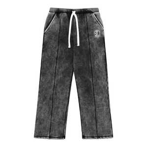Conjunto de Chándal de Alta Calidad para Hombre, Chaqueta y Pantalones con Apliques Bordados, Lavado Ácido, Grueso, con Capucha - Product Image 4