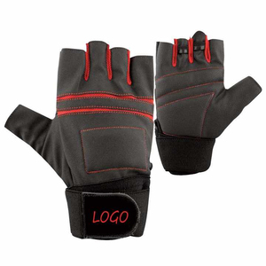 Guantes de Pesca Premium con Logotipo Personalizado, Medios Dedos, de Cuero, Unisex, Cierre de Gancho y Bucle, para Todas las Estaciones, Blancos y Negros, Transpirables - Product Image 5