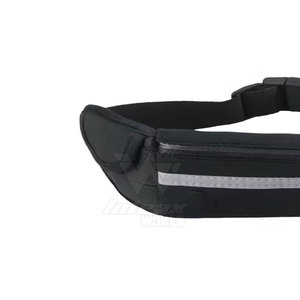 กระเป๋าคาดเอววิ่งแบบ unisex ผ้าไนลอนกันน้ำ มีช่องซิป แถบสะท้อนแสง ปรับความจุได้ สำหรับการวิ่งจ๊อกกิ้ง - Product Image 2