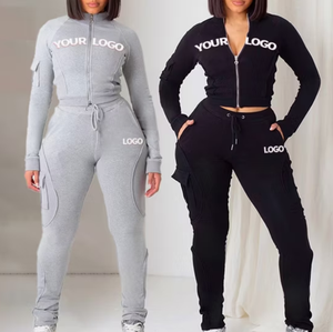 Women's Premium Acid Wash Tracksuit Trendy Streetwear <b>Set</b> Acid Wash Women's Co-Ord Tracksuit Stylish & Comfortable - Product Image 1