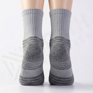 Cushion Heel Tab Breathable Cotton Running <b>Socks</b> Men Sports Performance Durable <b>Soft</b> Gym Wear Customized Color Fit Pairs Wear - Product Image 2