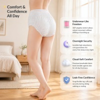 Insoftb Vente en gros OEM Culottes menstruelles, Culottes de règles, Culottes hygiéniques, Logo personnalisé d'usine, Jetables, Haute absorption, Commande en gros