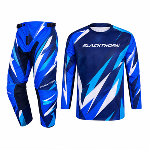 Conjunto de Jersey y Pantalones de Motocross Personalizados para Hombre, Manga Larga, Equipación de Carreras de Motocicleta, Talla Adulto y Juvenil - Product Image 5