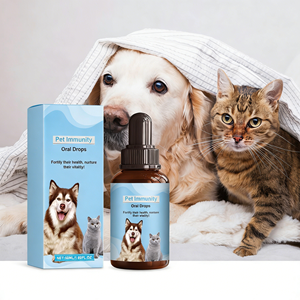 OEM/ODM PetHealthCare Gouttes immunitaires pour chiens Canneberge Oméga-3 Formule biologique Absorption rapide Toutes races - Sûr pour la santé digestive des chiots - Product Image 1