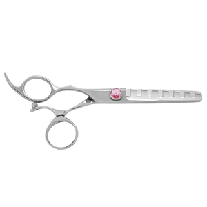 Tijeras de Entresacar de Acero Inoxidable Cobalto para Peluquería, con Dientes Giratorios, 7 Pulgadas, para Salones de Belleza y Uso Doméstico, Manuales - Product Image 3