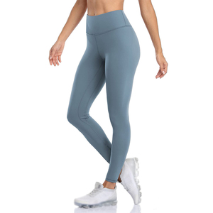 Women's DSAA High Waist Drawstring Yoga Leggings MODAL Material No Camel <b>Toe</b> Peach Butt Lifting Tummy Control Bare Feel Fitness - Product Image 3