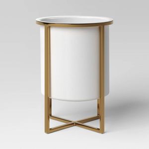 Elegantes Macetas de Hierro Metálico, Macetas Decorativas Vintage con Soporte para Decoración del Hogar, Sala de Estar y Más - Product Image 4