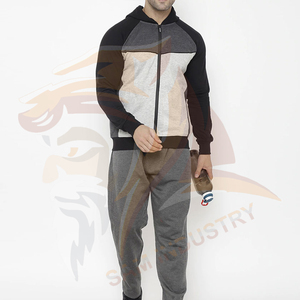 Wholesale Customized Design Men Winter Hooded Tracksuits Set New Style High Street Wear Regular Fit Drawstring Closure for - Product Image 5