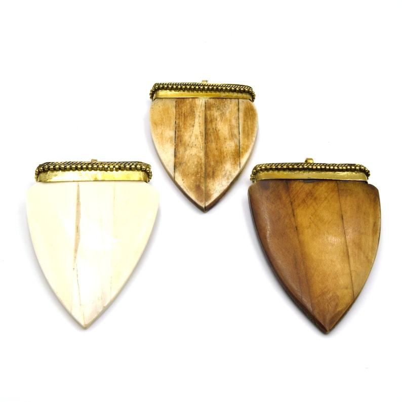 Natural Brown Bleached Bone