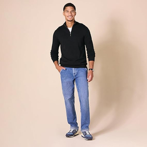 Custom Logo Quarter Zip <b>Sweatshirt</b> Men Cotton Fleece Pullover Streetwear Fashion Wholesale USA Apparel - Product Image 6