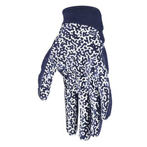 Gants de football américain de qualité supérieure pour receveurs, rembourrés, bleus, pour l'extérieur, fabriqués par un grand fabricant - Product Image 5